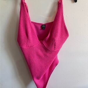 Hot pink wild fable bodysuit